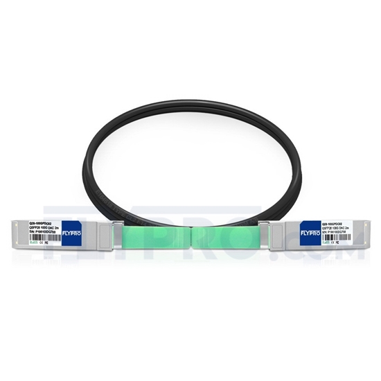 Bild von Brocade 100G-Q28-Q28-C-0201 Kompatibles 100G QSFP28 Passives Kupfer Twinax Direct Attach Kabel (DAC), 2m (7ft)