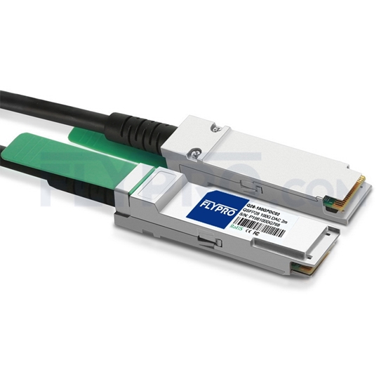 Bild von Brocade 100G-Q28-Q28-C-0201 Kompatibles 100G QSFP28 Passives Kupfer Twinax Direct Attach Kabel (DAC), 2m (7ft)