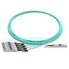 Picture of 7m (23ft) Brocade 100G-Q28-S28-AOC-0701 Compatible 100G QSFP28 to 4x25G SFP28 Breakout Active Optical Cable