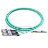 Picture of 10m (33ft) Brocade 100G-Q28-S28-AOC-1001 Compatible 100G QSFP28 to 4x25G SFP28 Breakout Active Optical Cable