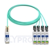 Picture of 15m (49ft) Extreme Networks Compatible 100G QSFP28 to 4x25G SFP28 Breakout Active Optical Cable