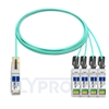Picture of 7m (23ft) H3C QSFP28-4SFP28-AOC-7M Compatible 100G QSFP28 to 4x25G SFP28 Breakout Active Optical Cable