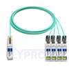 Picture of 10m (33ft) H3C QSFP28-4SFP28-AOC-10M Compatible 100G QSFP28 to 4x25G SFP28 Breakout Active Optical Cable