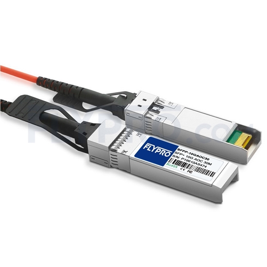Image de 30m Brocade 10G-SFPP-AOC-3001 Compatible Câble Optique Actif SFP+ 10G