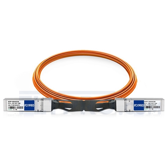 Picture of 20m (66ft) Cisco SFP-10G-AOC20M Compatible 10G SFP+ Active Optical Cable