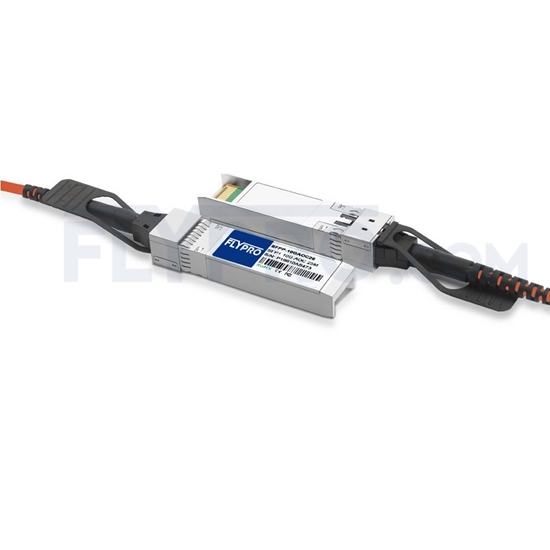 Picture of 25m (82ft) Juniper Networks JNP-10G-AOC-25M Compatible 10G SFP+ Active Optical Cable