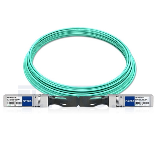 Image de 30m Dell CBL-25GSFP28-AOC-30M Compatible Câble Optique Actif SFP28 25G