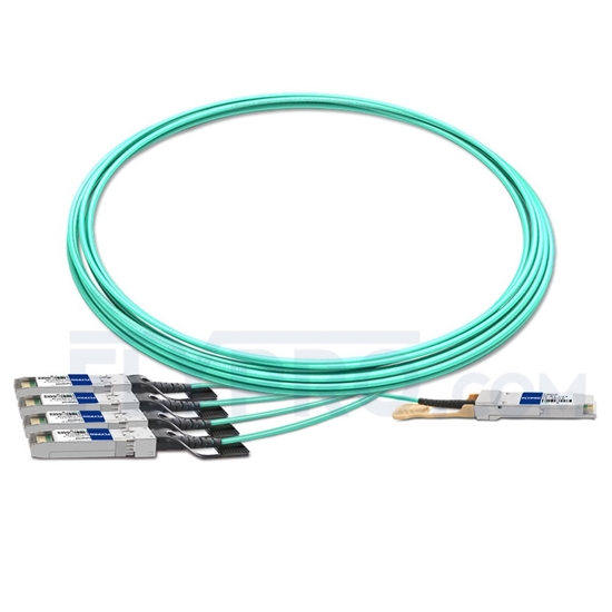 Picture of 7m (23ft) Arista Networks QSFP-4X10G-AOC7M Compatible 40G QSFP+ to 4x10G SFP+ Breakout Active Optical Cable