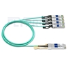 Picture of 10m (33ft) Arista Networks QSFP-4X10G-AOC10M Compatible 40G QSFP+ to 4x10G SFP+ Breakout Active Optical Cable