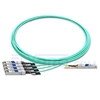 Picture of 7m (23ft) Brocade 40G-QSFP-4SFP-AOC-0701 Compatible 40G QSFP+ to 4x10G SFP+ Breakout Active Optical Cable