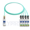 Picture of 5m (16ft) Extreme Networks 10GB-4-F05-QSFP Compatible 40G QSFP+ to 4x10G SFP+ Breakout Active Optical Cable