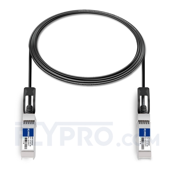 Picture of 2m (7ft) IBM 00AY765 Compatible 10G SFP+ Passive Direct Attach Copper Twinax Cable
