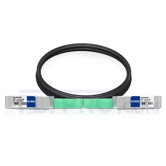 Picture of 5m (16ft) Arista Networks CAB-Q-Q-5M Compatible 40G QSFP+ Passive Direct Attach Copper Cable