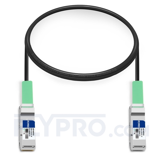 Picture of 1m (3ft) SFP+ DAC Cable, Cisco QSFP-H40G-CU1M Compatible 40G QSFP+ Passive Direct Attach Copper Cable