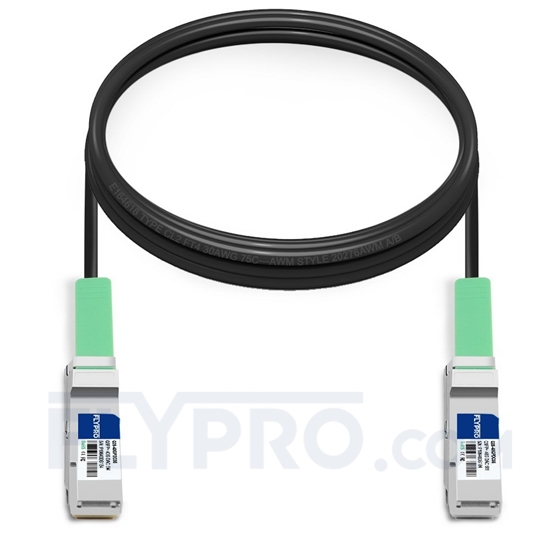 Picture of 5m (16ft) Dell Force10 CBL-QSFP-40GE-PASS-5M Compatible 40G QSFP+ Passive Direct Attach Copper Cable