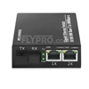 Picture of 2x 10/100/1000Base-T RJ45~1x 1000Base-X SFP Rainure SC Unmanaged Gigabit Ethernet Media Converter, Simplex, 1310nm/1550nm, 20km