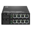 Image de 4x 10/100/1000Base-T RJ45~1x 1000Base-X SFP Rainure SC Unmanaged Gigabit Ethernet Media Converter, Simplex, 1310nm/1550nm, 20km