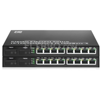 8x 10/100/1000Base-T RJ45~2x 1000Base-X SFP Rainure SC Unmanaged Gigabit Ethernet Media Converter, Simplex, 1310nm/1550nm, 20km