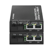 1x 10/100Base-T RJ45 vers 2x 100Base-X SFP Rainure SC Unmanaged Gigabit Ethernet Media Converter, Simplex, 1310nm/1550nm,20km