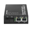 Bild von 1x 10/100Base-T RJ45 vers 2x 100Base-X SFP Rainure SC Unmanaged Gigabit Ethernet Media Converter, Simplex, 1310nm/1550nm,20km