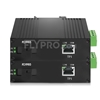 1x 10/100Base-T RJ45 vers 1x 100Base-X SFP Rainure SC Unmanaged Gigabit Ethernet Media Converter, Simplex, 1310nm/1550nm, 20km, Industrial