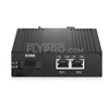 Picture of 2x 10/100Base-T RJ45 vers 1x 100Base-X SFP Rainure SC Unmanaged Gigabit Ethernet Media Converter, Simplex, 1310nm/1550nm, 20km, Industrial