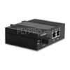 Bild von 2x 10/100Base-T RJ45 vers 1x 100Base-X SFP Rainure SC Unmanaged Gigabit Ethernet Media Converter, Simplex, 1310nm/1550nm, 20km, Industrial