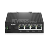 Picture of Mini 4x 10/100/1000Base-T RJ45 vers 1x 1000Base-X SFP Rainure SC Unmanaged Gigabit Ethernet Media Converter, Simplex, 1310nm/1550nm,20km, Industrial