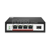 Picture of 4x 10/100Base-T RJ45 ~ 1x 100Base-X SFP Unmanaged PoE Switch