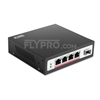 Picture of 4x 10/100/1000Base-T RJ45 ~ 1x 1000Base-X SFP Unmanaged PoE Switch