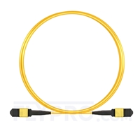3 سن (10 أقدام) Senko MPO أنثى 12 Fibers Type B LSZH OS2 9/125 Single Elite Cable Trunk، Yellow