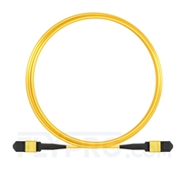 5 أقدام (16 قدمًا) Senko MPO أنثى 12 Fibers Type B LSZH OS2 9/125 Single Elite Cable Trunk، Yellow