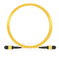 10 سن (33 قدمًا) Senko MPO أنثى 12 Fibers Type A LSZH OS2 9/125 Single Elite Cable Trunk، Yellow