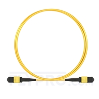 2m (7ft) Senko MPO Female 12 Fibers Type B LSZH OS2 9/125 Single Mode Elite Trunk Cable, Yellow