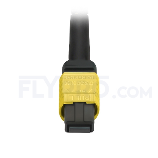 Picture of 4m (13ft) MTP Trunk Cable Female 12 Fibers Type A LSZH OS2 9/125 Single Mode Elite, Yellow