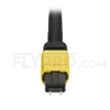 Picture of 9m (30ft) MTP Trunk Cable Male 12 Fibers Type A LSZH OS2 9/125 Single Mode Elite, Yellow