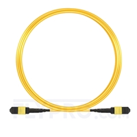 10m (33ft) MTP-MTP Patch Cable Female 12 Fibers Type A Plenum (LSZH) OS2 9/125 Single Mode Elite, Yellow