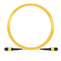 10m (33ft) MTP-MTP Patch Cable Female 24 Fibers Type A (TIA-568) Plenum (LSZH) OS2 9/125 Single Mode Elite, CPAK-10x10G-LR, Yellow