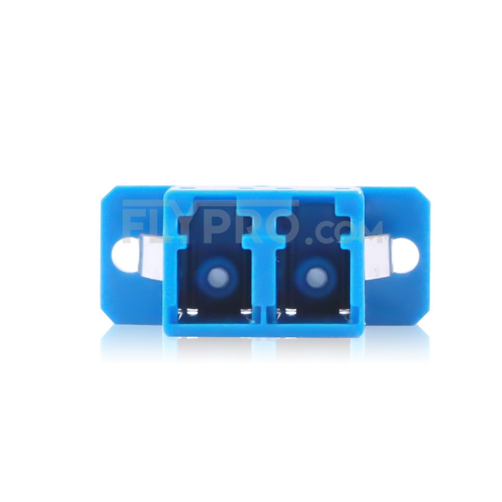 Fiber Optic Adapters,LC to LC Duplex Single-mode Flange Fiber Adapter ...