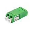 LC/APC to LC/APC Duplex Single Mode SC Footprint Plastic Fiber Optic Adapter/Mating Sleeve without Flange