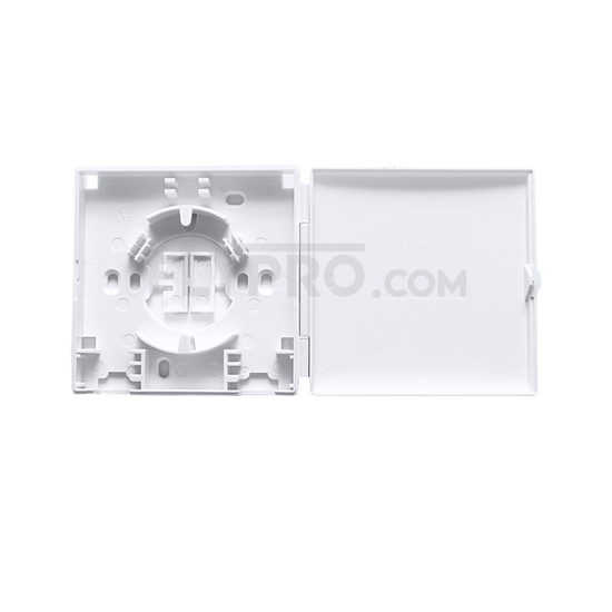 Bild von 2-Port Fiber Optic Wall Plate Outlet, Unloaded