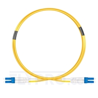 2m (7ft) Grade B LC UPC to LC UPC Duplex Typical 0.12dB IL OS2 Single Mode LSZH 2.0mm BIF Fiber Optic Patch Cable