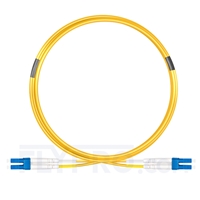 5m (16ft) Grade B LC UPC to LC UPC Duplex Typical 0.12dB IL OS2 Single Mode LSZH 2.0mm BIF Fiber Optic Patch Cable