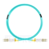 Picture of 5m (16ft) LC UPC to LC UPC Duplex 0.15dB IL OM4 Multimode LSZH 2.0mm BIF Fiber Optic Patch Cable