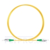 Image de 1M（3ft）1550nm FC APC Simplex Slow Axis Single Mode PVC-3.0mm (OFNR) 3.0mm Polarization Maintaining Fiber Optic Patch Cable