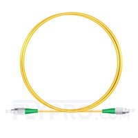 1M（3ft）1550nm FC APC Simplex Slow Axis Single Mode PVC-3.0mm (OFNR) 3.0mm Polarization Maintaining Fiber Optic Patch Cable