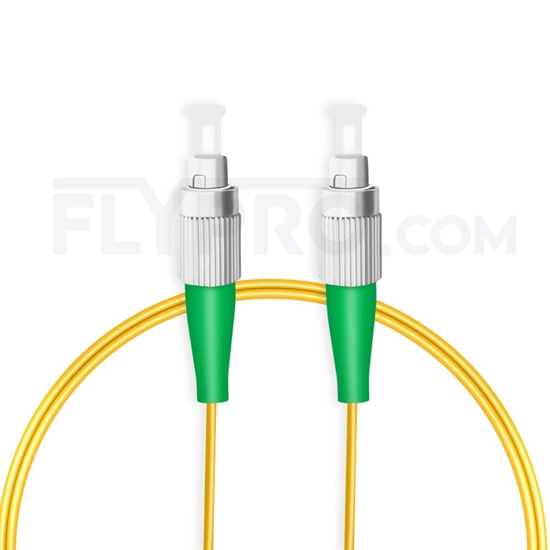 Bild von 2M（7ft））1550nm FC APC Simplex Slow Axis Single Mode PVC-3.0mm (OFNR) 3.0mm Polarization Maintaining Fiber Optic Patch Cable