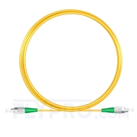 5M（16ft）1550nm FC APC Simplex Slow Axis Single Mode PVC-3.0mm (OFNR) 3.0mm Polarization Maintaining Fiber Optic Patch Cable