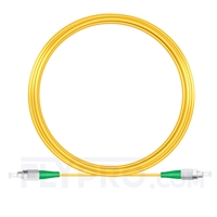 15M（49ft）1550nm FC APC Simplex Slow Axis Single Mode PVC-3.0mm (OFNR) 3.0mm Polarization Maintaining Fiber Optic Patch Cable