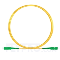 2M（7ft））1550nm SC APC Simplex Slow Axis Single Mode PVC-3.0mm (OFNR) 3.0mm Polarization Maintaining Fiber Optic Patch Cable